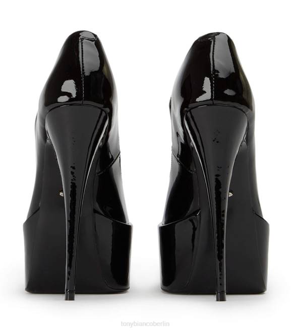 Plateau-Absätze| de Tony Bianco Frauen Jolee-Absätze schwarzes Lackleder 462423